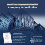 Company Accreditation and Certificate