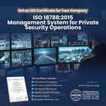 ISO 18788:2015 Management System for Private Security Operations Certification