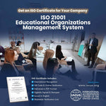 ISO 21001:2025 Educational Organizations Management System Certification