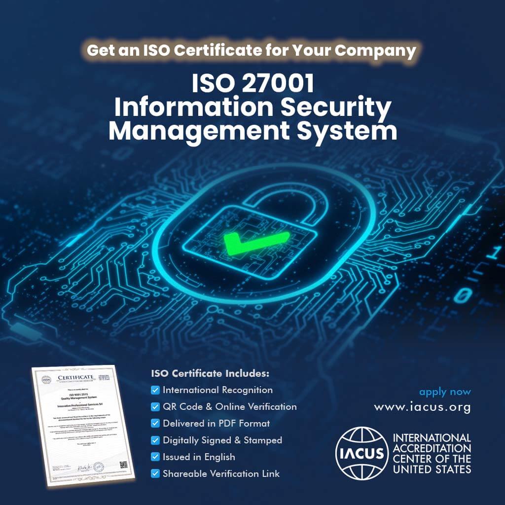 ISO 27001:2022 Information Security Management System Certification