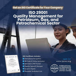 ISO 29001:2020 Quality Management for Petroleum, Gas, and Petrochemical Sector Certification