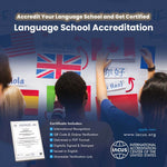 Language School Accreditation and Certificate