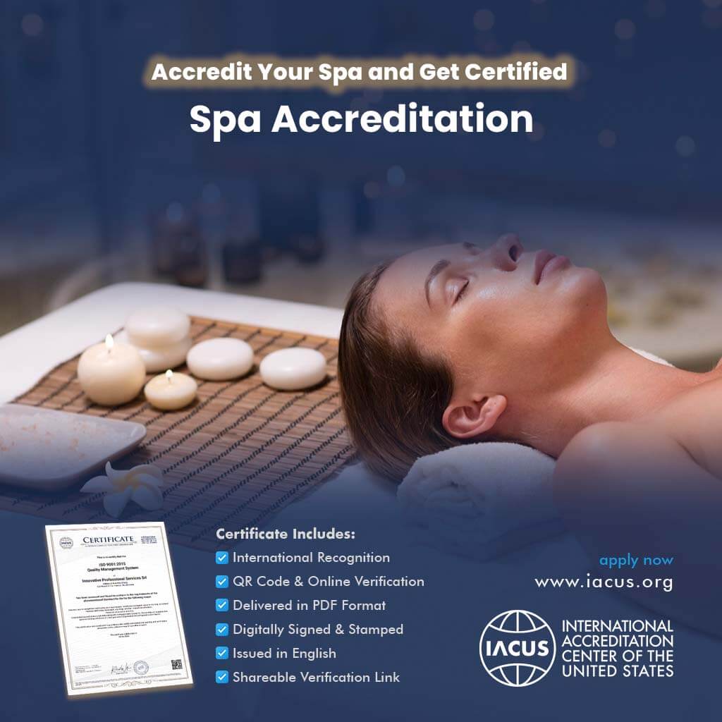 Spa Accreditation and Certificate