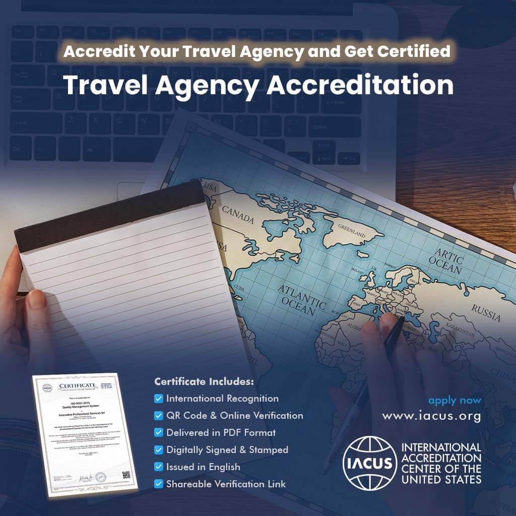 Travel Agency Accreditation and Certificate
