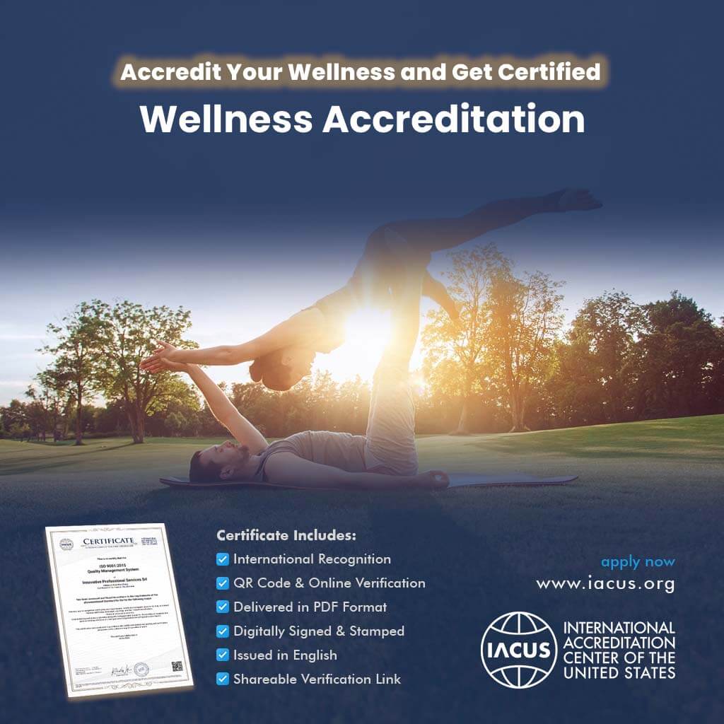 Wellness Accreditation and Certificate